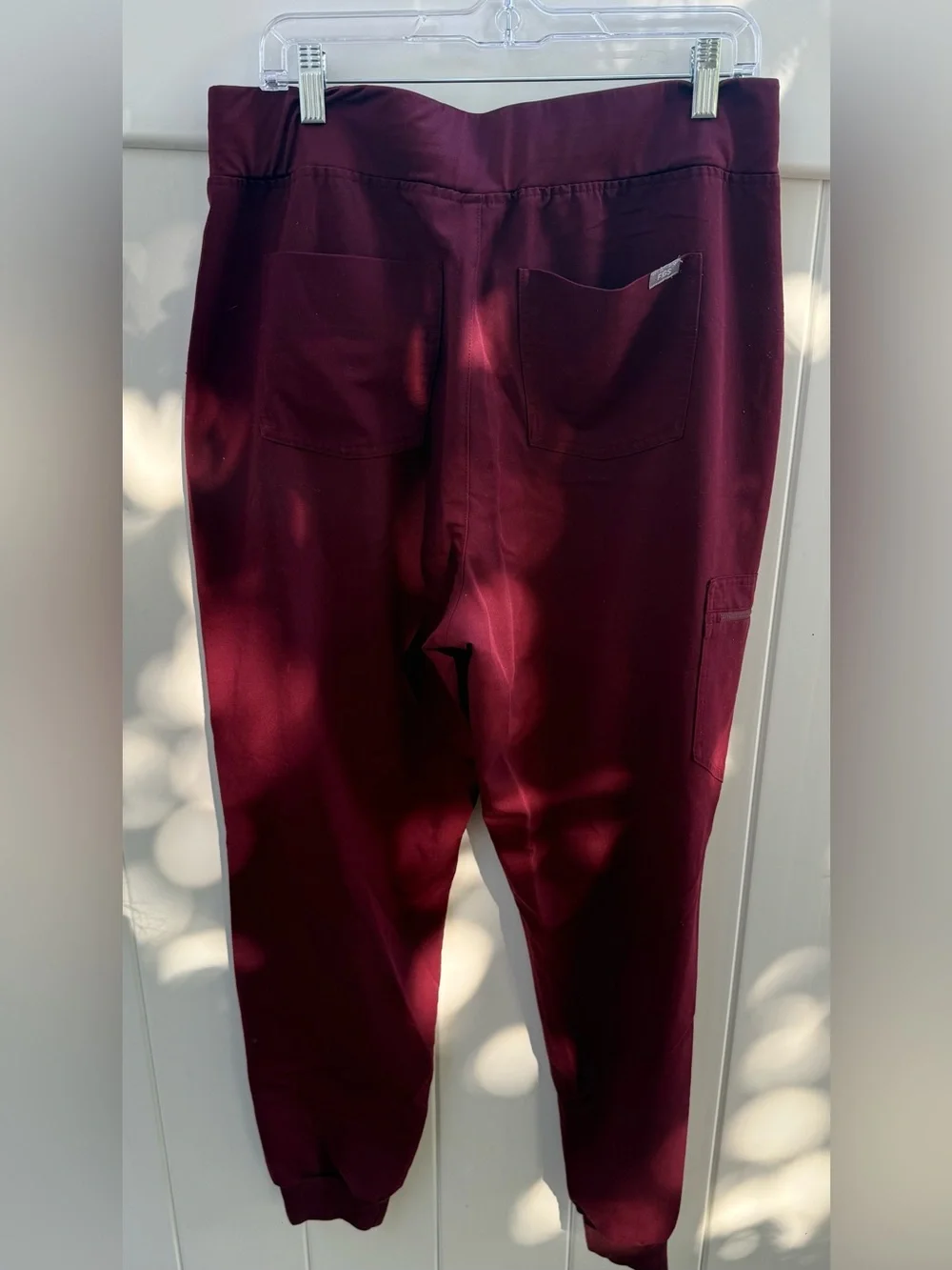 Figs Women’s Maroon Zamora Jogger Scrubs